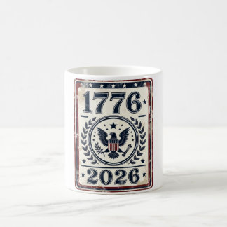 Mug Vintage 1776 2026 Patriotic Eagle