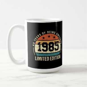 Mug Vintage 1985 Rétro Anniversaire 40 ans 
