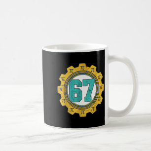 Mug Vintage 6 7 numéro 67 jour pour professeur de math