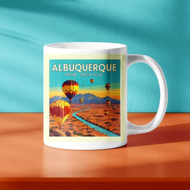 Mug Vintage Albuquerque New Mexico (Créateur téléchargé)
