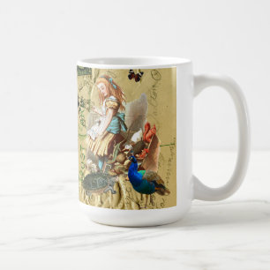 Mug Vintage Alice au pays des merveilles collage