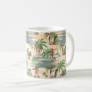 Mug Vintage Aloha Hawaii Beach Été