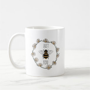 Mug Vintage Bee Flower Daisy Citation Soyez vous