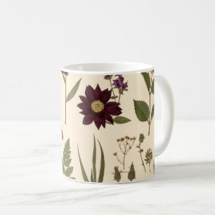 Mug Vintage Botanical Gothic Library Cushion