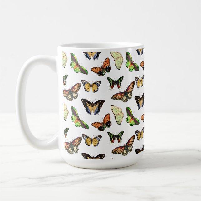 Mug Vintage Butterflies (Gauche)