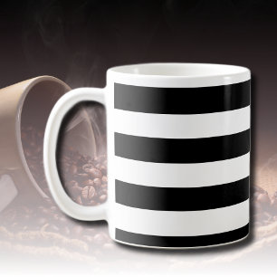 Mug Vintage Classic rayures noir & blanc