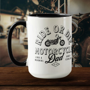 Mug Vintage classique moto papa cadeau de bébé