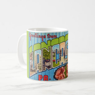 Mug Vintage Coloré Lancaster PA