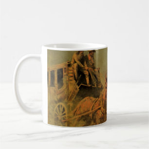 Mug Vintage Cowboys, The Stage Coach de John Borein