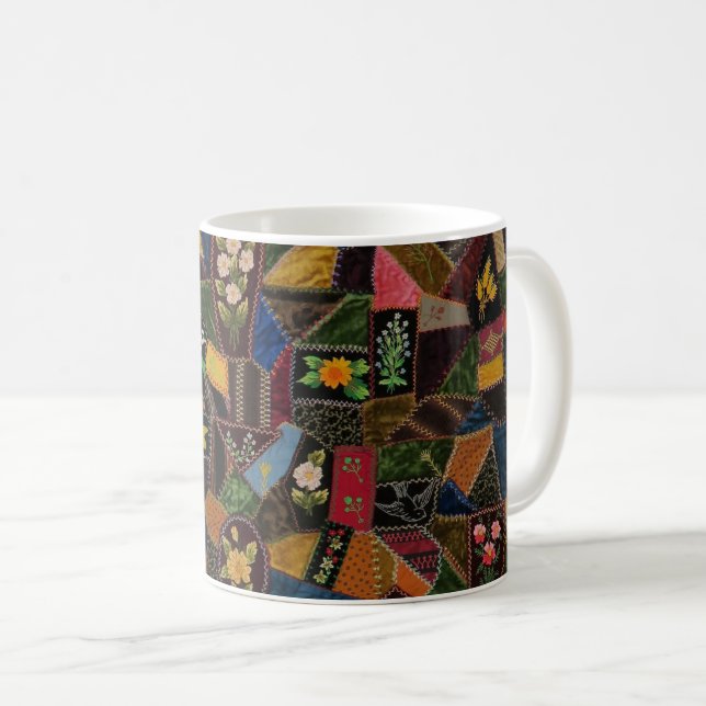 Mug Vintage Crazy Quilt (Devant droit)