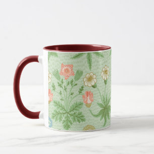 Mug Vintage Floral Rose Bleu William Morris Daisy