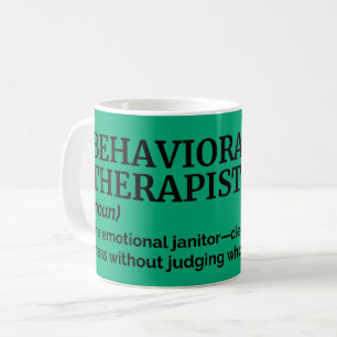 Mug Vintage Humour Thérapeutique Définition du travail