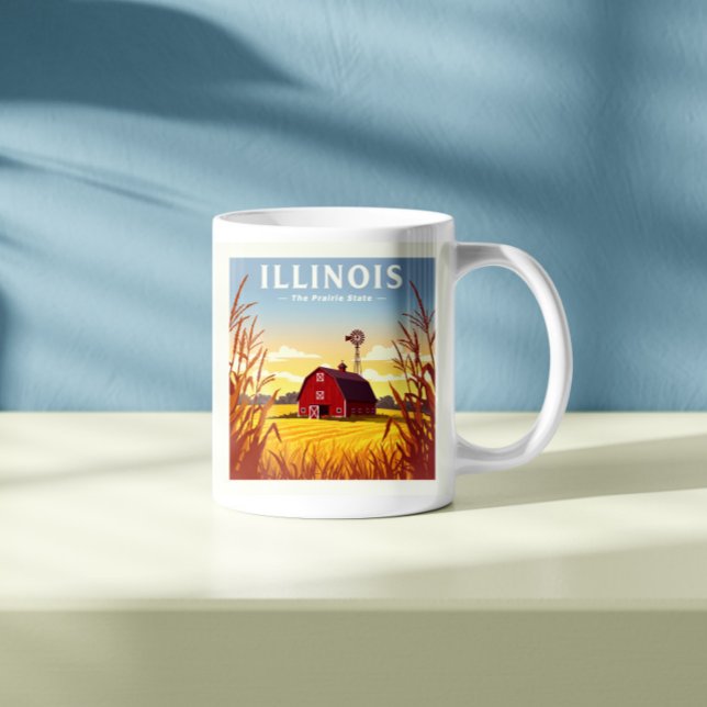 Mug Vintage Illinois (Créateur téléchargé)