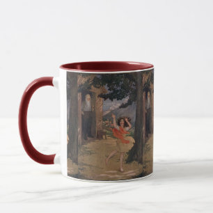 Mug Vintage Johanna Spyri Heidi des Alpes suisses