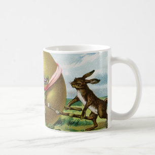 Mug Vintage Joyeux lapin de Pâques OEufs de Pâques