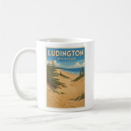 Mug Vintage Ludington Michigan