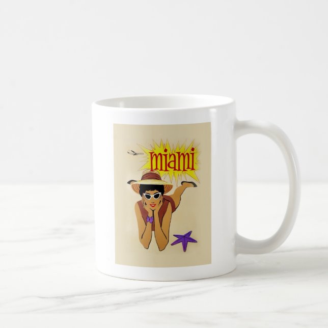 Mug Vintage Miami Beach (Droite)