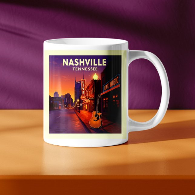 Mug Vintage Nashville Tennessee (Créateur téléchargé)