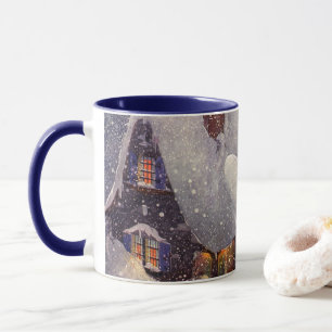 Mug Vintage Noël, Atelier du Père Noël Pôle Nord
