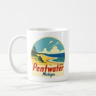 Mug Vintage Pentwater Michigan