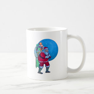 MUG VINTAGE PÈRE NOËL, NOËL SACK, JOUETS DANS STARRY S