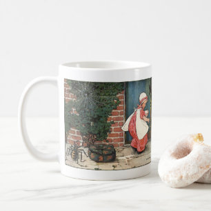Mug Vintage Petite Miss Muffet Spider Nurserme Rhyme