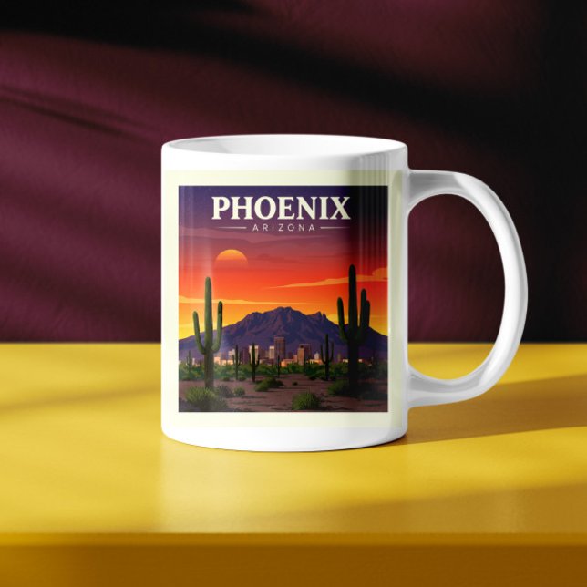 Mug Vintage Phoenix Arizona (Créateur téléchargé)