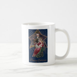 Mug Vintage Religieux Marie et Bébé Jésus Noël