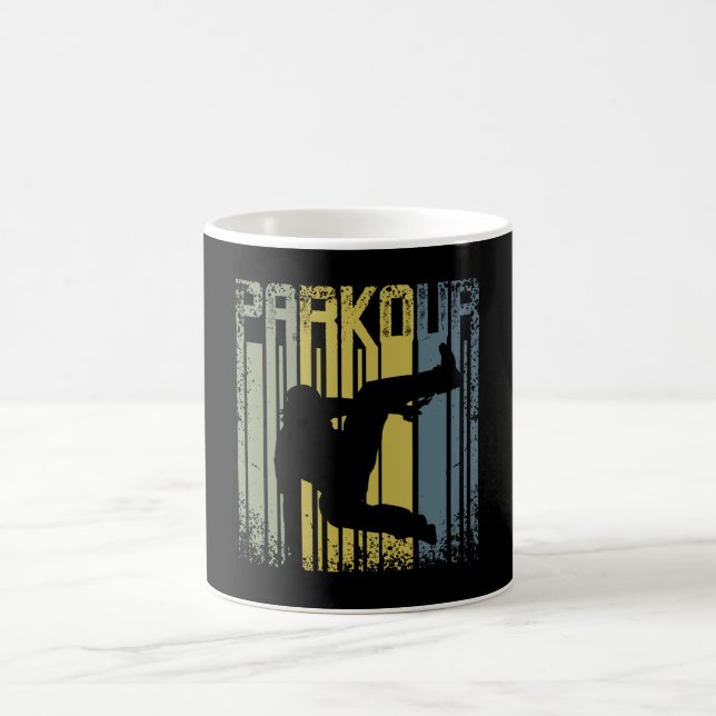Mug Vintage Retro Parkour Freerunning (Centre)