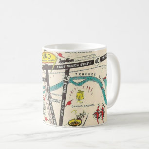Mug Vintage Rétro Reno Nevada