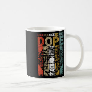 Mug Vintage Sans excuses Drogue Mois de l'histoire des