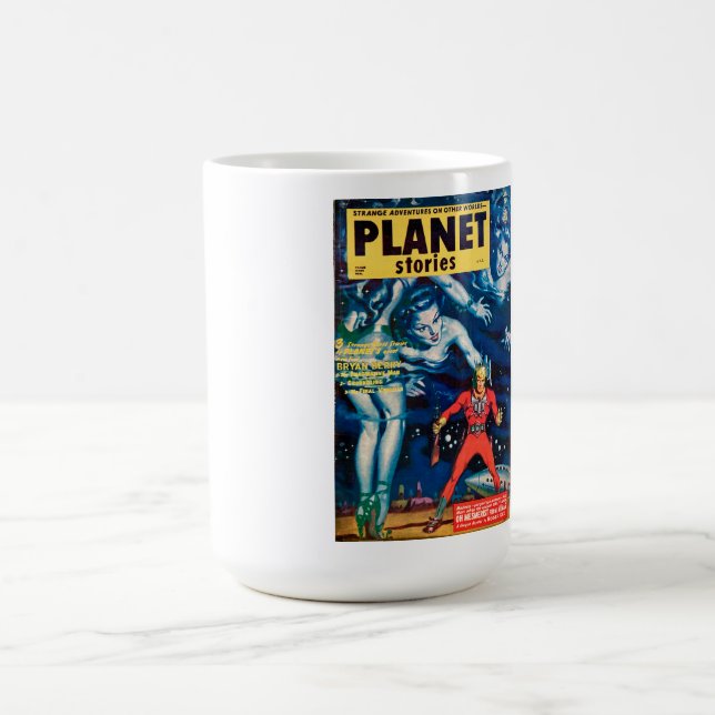MUG VINTAGE SCI FI MAGAZINE CAFÉ ORIGINAL DU MIDCENTUR (Centre)