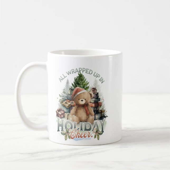 Mug Vintage Toutes les vacances enroulées (Gauche)