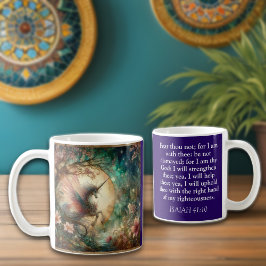 Mug Vintage Unicorn Isaiah Écriture chrétienne