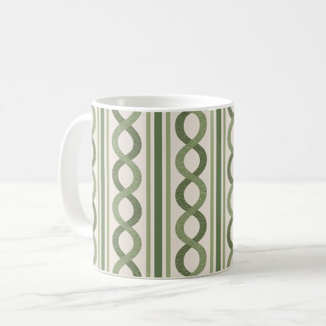 Mug Vintage vert (Devant gauche)