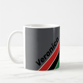 Mug Vintage VHS Stripes with Name
