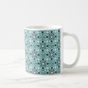 Mug Vintage Vibrance Damask Mug, Turquoise