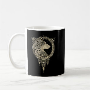 Mug Vintage Vikings mythologie celtique fenrir Wolf