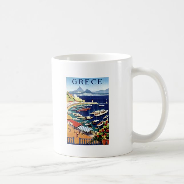 Mug Vintage voyage Athènes Grèce (Droite)