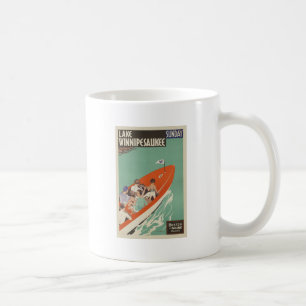 Mug Vintage voyage de chemin de fer de Winnipesaukee