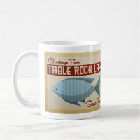 Vintage voyage de poisson de Table Rock Lake