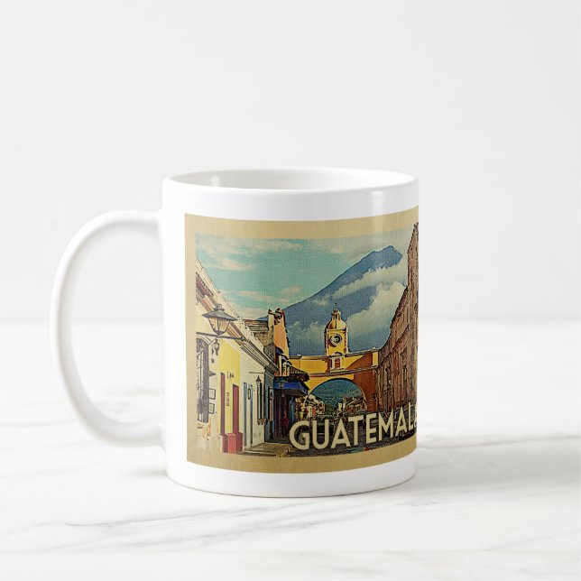 Mug Vintage voyage du Guatemala (Gauche)