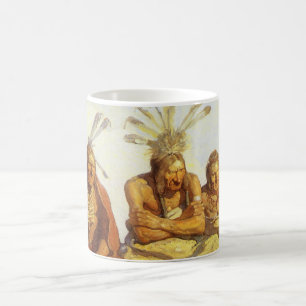 Mug Vintage West, Guardians War or Peace par NC Wyeth