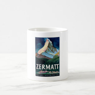 Mug Vintage Zermatt Suisse Matterhorn Travel
