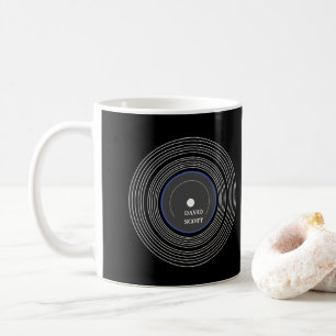 Mug Vinyle Lp noir personnalisé