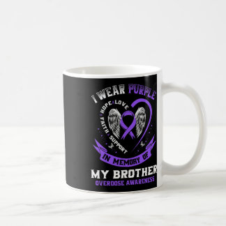 Mug Violet En Mémoire De La Frère Surdosage De Drogue