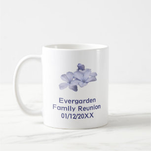 Mug Violet Fleur Minimaliste Pastel Réunion familiale