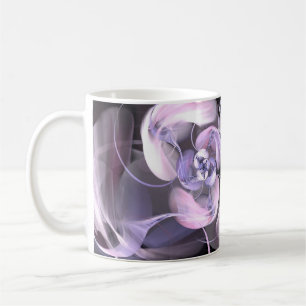 Mug Violet Fractal Flower