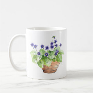 Mug Violets pointillés