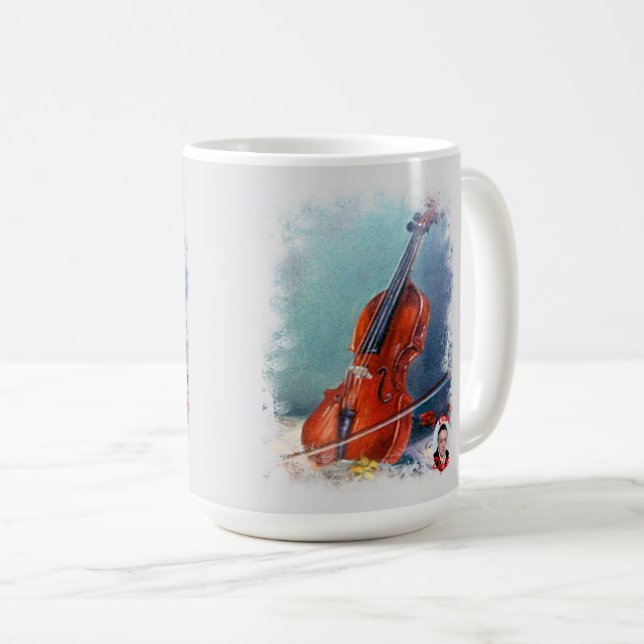 Mug Violín (Devant droit)